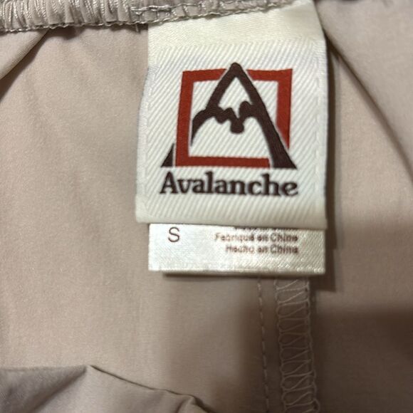 Avalanche Size Small High waisted outdoor athletic shorts tan - Picture 9 of 11